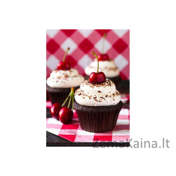 Deimantines mozaikos rinkinys - CHERRY CUPCAKE WD043