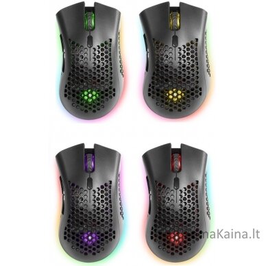 Defender GM-709L Warlock 52709 Belaidė pelė žaidėjams su RGB apšvietimu 2