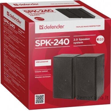 Defender SPK-240 Juoda Vielinis 6 W 6