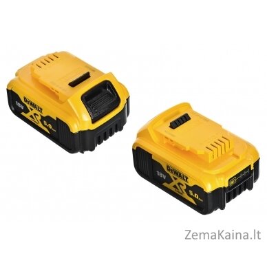 DeWALT DCG405P2 2x5,0Ah 125mm kampinis šlifuoklis su lagaminu T-STAK 2