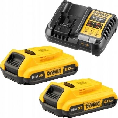 Dewalt DEWALT Įkroviklis DCB1104 +2x2.0Ah DCB1104D2