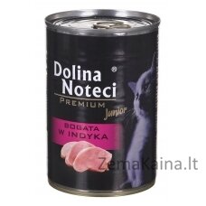 Dolina Noteci Premium Junior rig på kalkun - Šlapias kačių maistas - 400 g