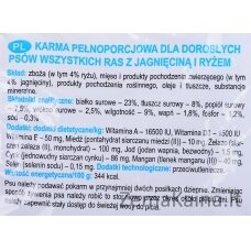 DOLINA NOTECI Rafi Classic Rafi ėriena su ryžiais - sausas maistas šunims - 10 kg