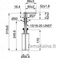 Dozatorius Franke Comfort 119.0578.771