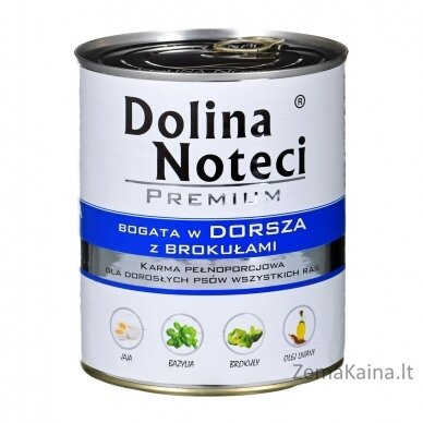 DOLINA NOTECI Premium Daug menkės ir brokolių - drėgnas maistas šunims - 800 g