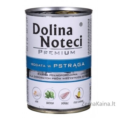 Dolina Noteci Premium Upėtakiai - drėgnas šunų ėdalas 400 g