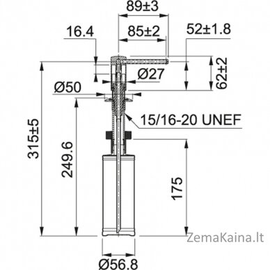 Dozatorius Franke Comfort 119.0578.771 1