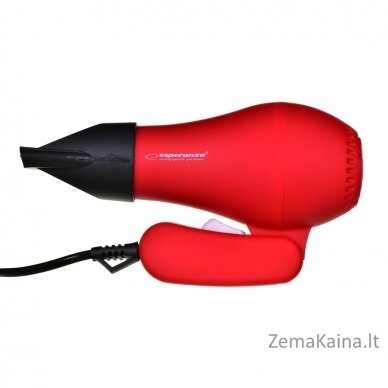 Dryer for hair Esperanza AURORA EBH003R (750W; red color) 2