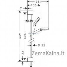 Dušo komplektas Hansgrohe Crometta 26532400