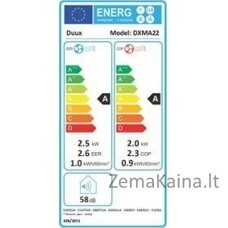 Duux Duux oro kondicionierius | Išmanusis mobilusis oro kondicionierius | Šiaurė | Greičių skaičius 3 | Šilumos funkcija | Šviesiai pilka/juoda