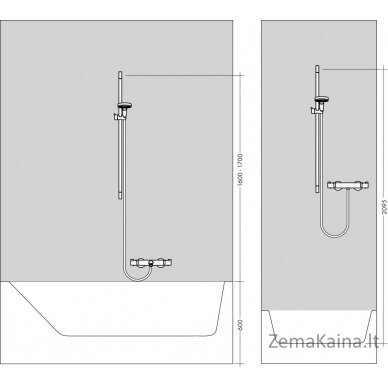 Dušo komplektas Hansgrohe 26563400 2