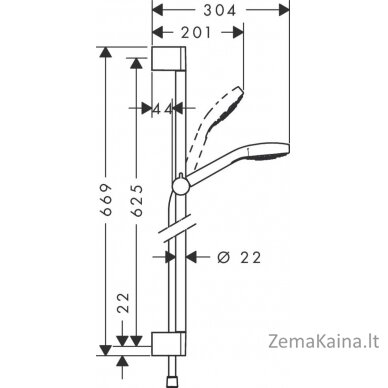 Dušo komplektas Hansgrohe 26563400 3