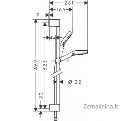 Dušo komplektas Hansgrohe Crometta 26532400 1