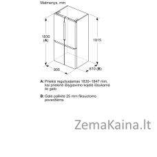 Dviduris šaldytuvas Bosch KFN96AXEA