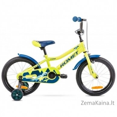 Dviratis Romet Tom 16" 2021 green-blue