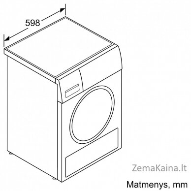 Džiovyklė Bosch WQG242AISN 5