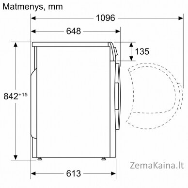 Džiovyklė Bosch WQG242AISN 6