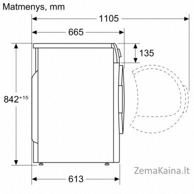 Džiovyklė Bosch WTU876IHSN 10