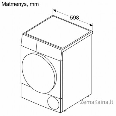 Džiovyklė Bosch WTU876IHSN 9