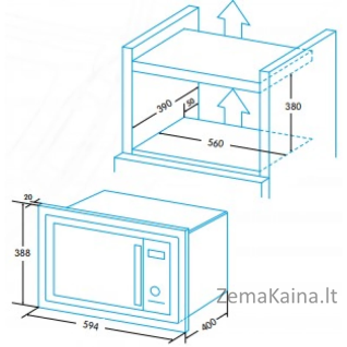 Edesa EMW-2530-IG WH