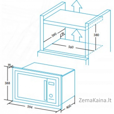 Edesa EMW-2530-IG WH 1