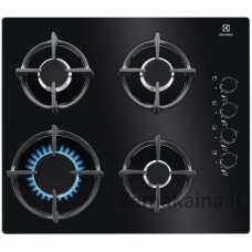 Electrolux EGG6407K Juoda Įmontuoti 59 cm Dujinė 4 zone(s)