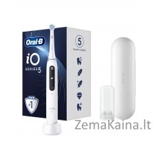 Elektrinis dantų šepetėlis Braun Oral-B iO 5, Baltas