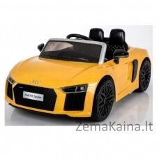 Elektromobilis  geltonas elektromobilis AUDI R8 Spyder