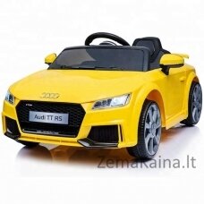 Elektromobilis vaikams AUDI TT RS 12V geltonas