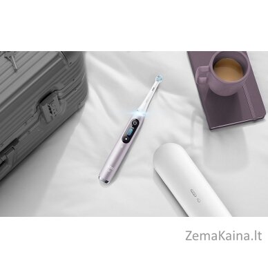 Elektrinis dantų šepetėlis Oral-B iO 7 Duo Pack White/ Black Onyx 4