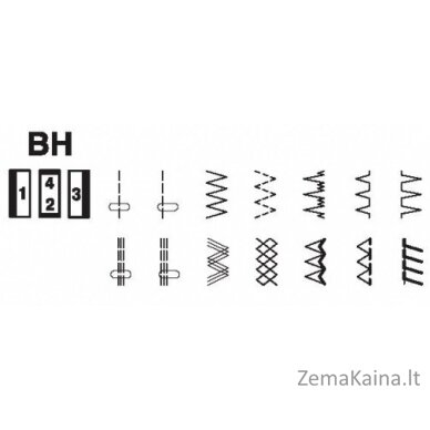 Elektromechaninė siuvimo mašina JANOME 5500 1