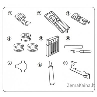 Elektromechaninė siuvimo mašina JANOME 5515 2