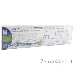 Esperanza EK122W keyboard RF Wireless QWERTY White 3