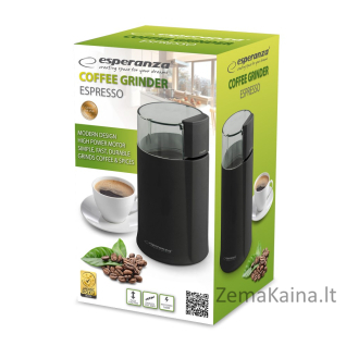 Esperanza EKC001K Coffee grinder Black 160 W