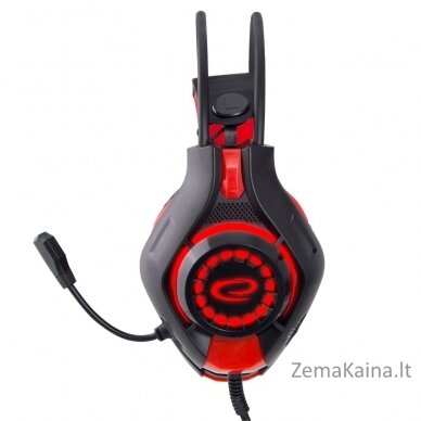 Esperanza EGH420R Headphones with microphone Headband Black, Red 1