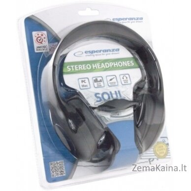 Esperanza EH138K headphones/headset Head-band Black 2