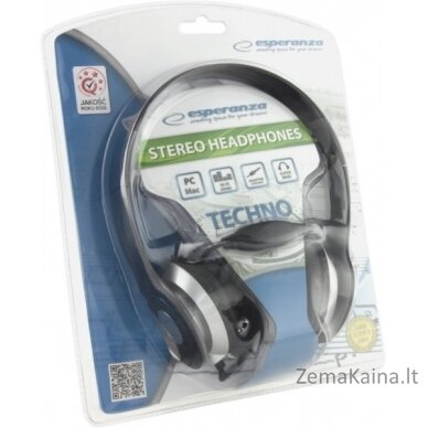 Esperanza EH145K headphones/headset Head-band Black 2