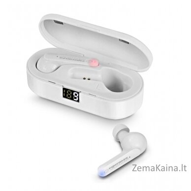 Esperanza EH230W Bluetooth ausinės į ausis TWS Balta