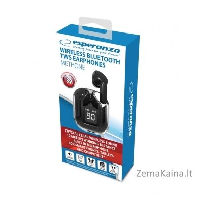 Esperanza EH238K Bluetooth ausinės į ausis TWS Black 4