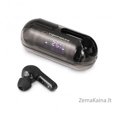 Esperanza EH239K Bluetooth ausinės į ausis TWS Black