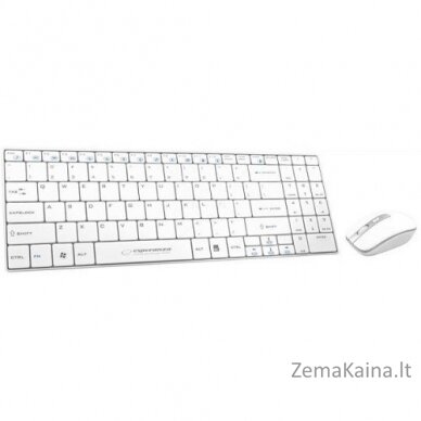 Esperanza EK122W keyboard RF Wireless QWERTY White