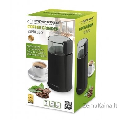 Esperanza EKC001K Coffee grinder Black 160 W 1