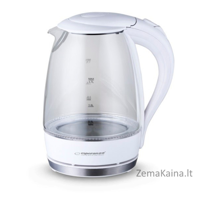 Esperanza EKK011W Electric kettle 1.7 L White, Multicolor 2200 W