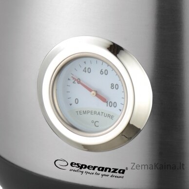 Esperanza EKK029 elektrinis virdulys su termometru 1,7 L 2200 W Inox 3