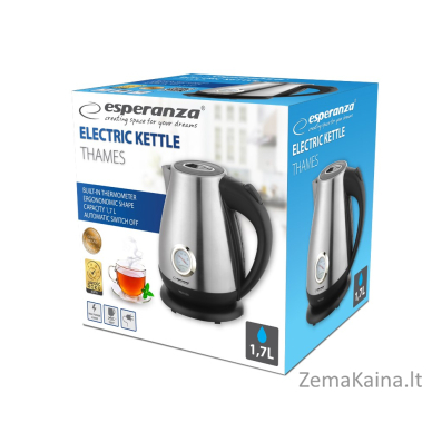 Esperanza EKK029 elektrinis virdulys su termometru 1,7 L 2200 W Inox 4