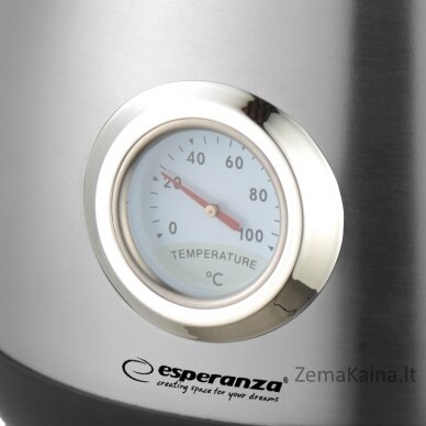 Esperanza EKK029 elektrinis virdulys su termometru 1,7 L 2200 W Inox 1