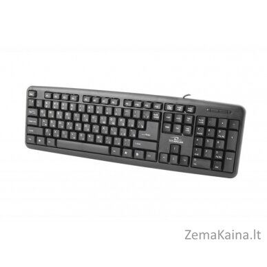 Esperanza TKR101 klaviatūra USB QWERTY Anglų, rusas, Rusijos Juoda 1