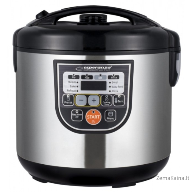 Esperanza EKG011 Multicooker Cooking 5 L 860 W Black, Metallic