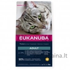 EUKANUBA Adult Chicken  - sausas kačių maistas - 2kg