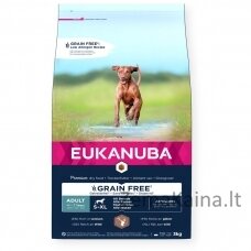 EUKANUBA Grain Free Adult All Breeds Venison - sausas maistas šunims - 3kg